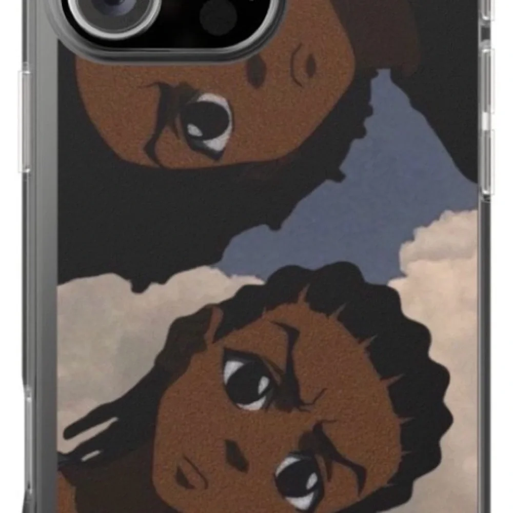 Anime Character Phone Case - Black